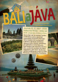 Plakát přednáška Bali a Jáva