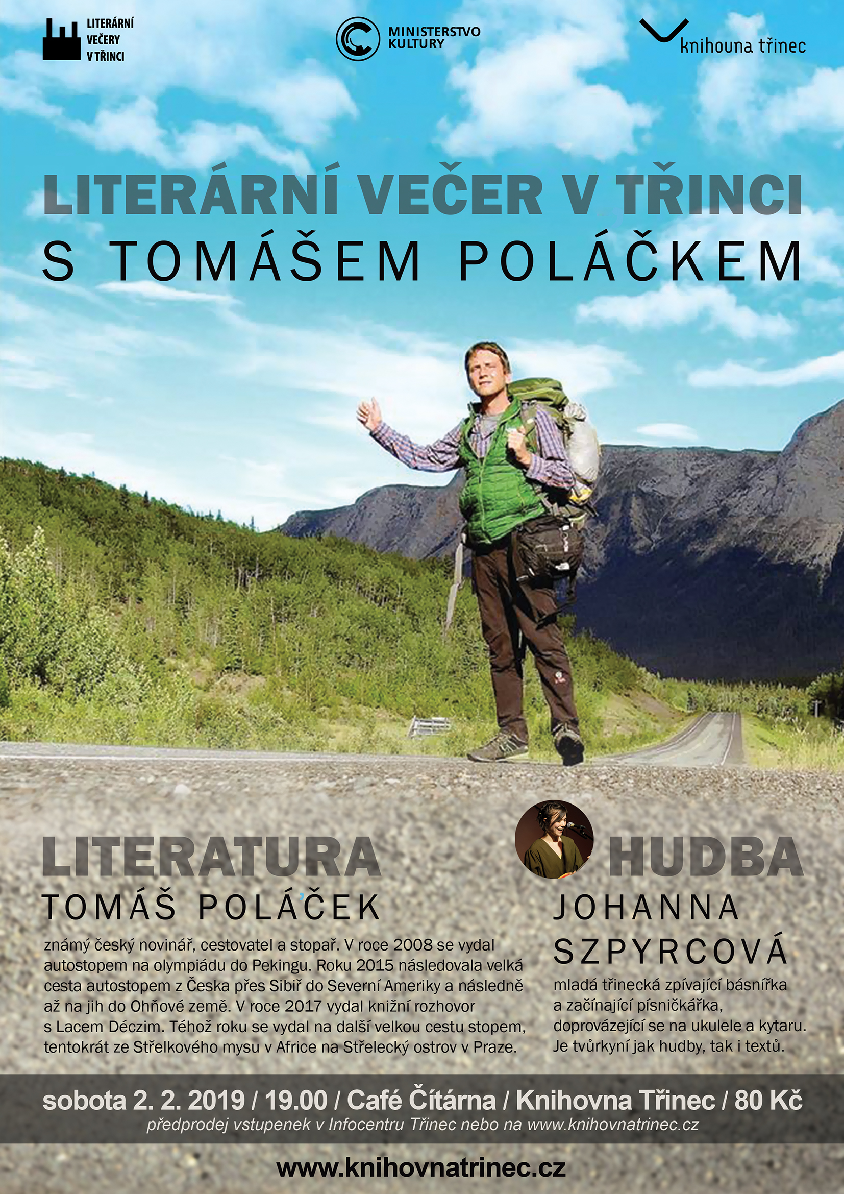 Literární večer Tomáš Poláček WEB