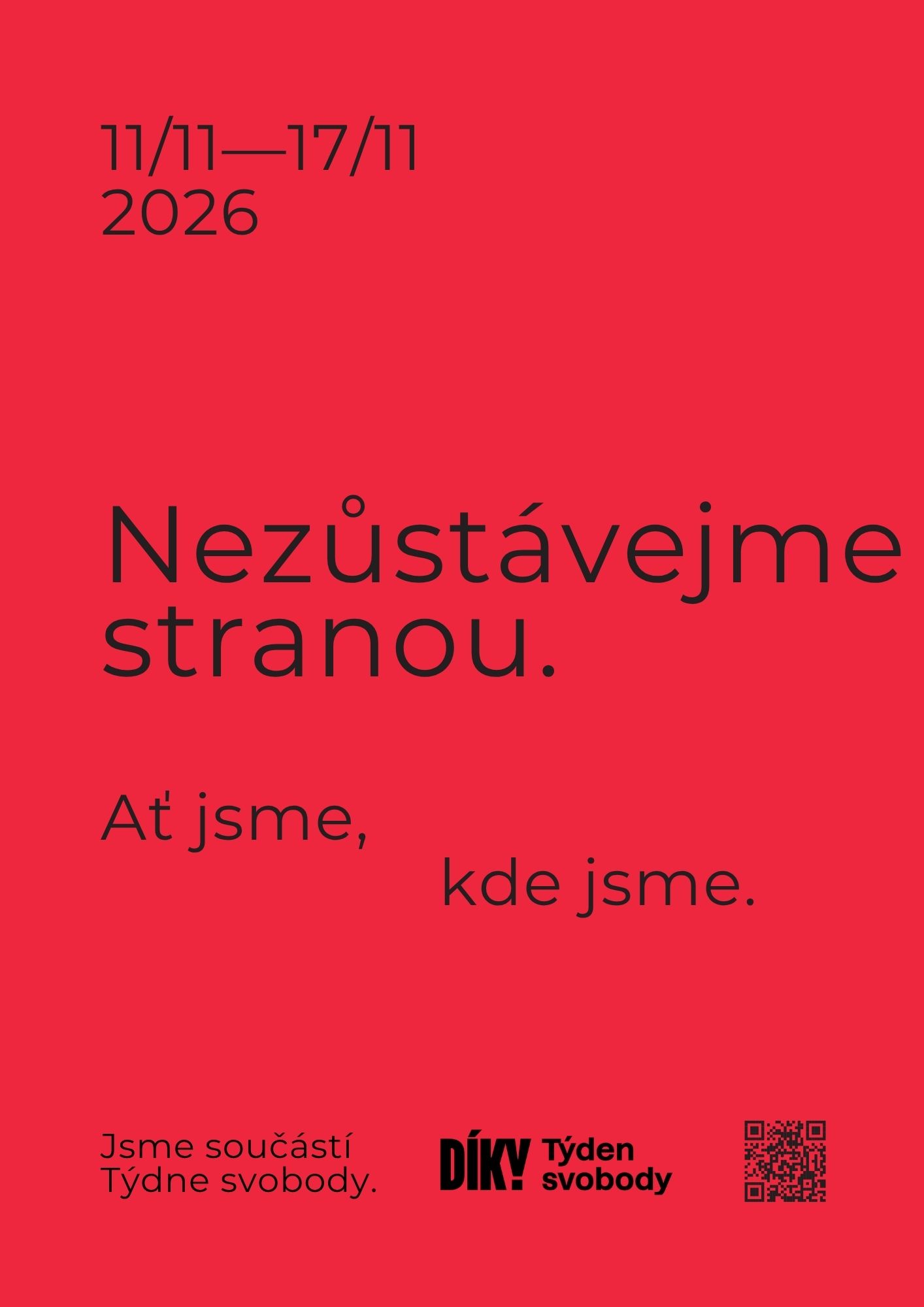 jsme součástí týden svobody 2026