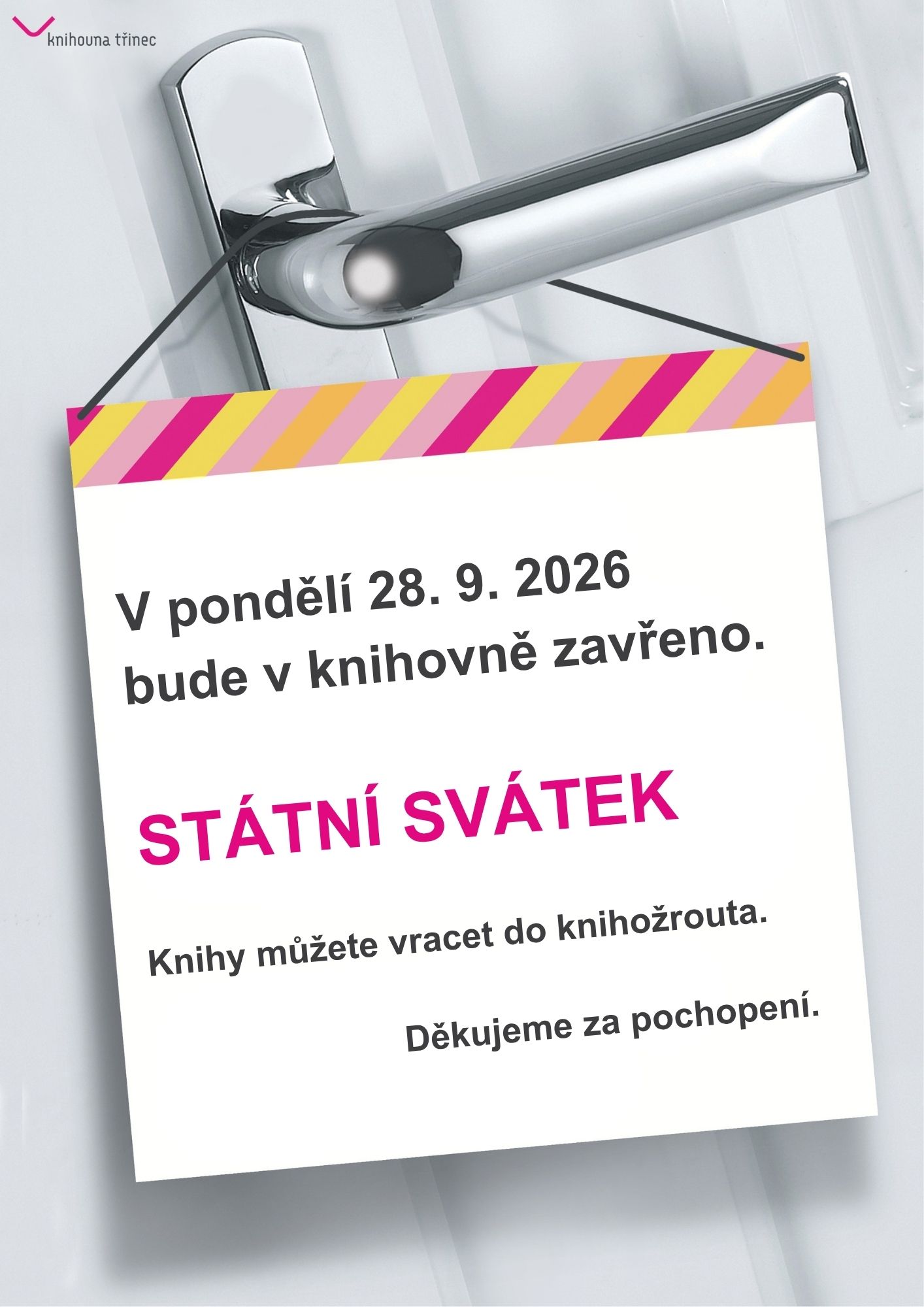 uzavření knihovny říjen 2026
